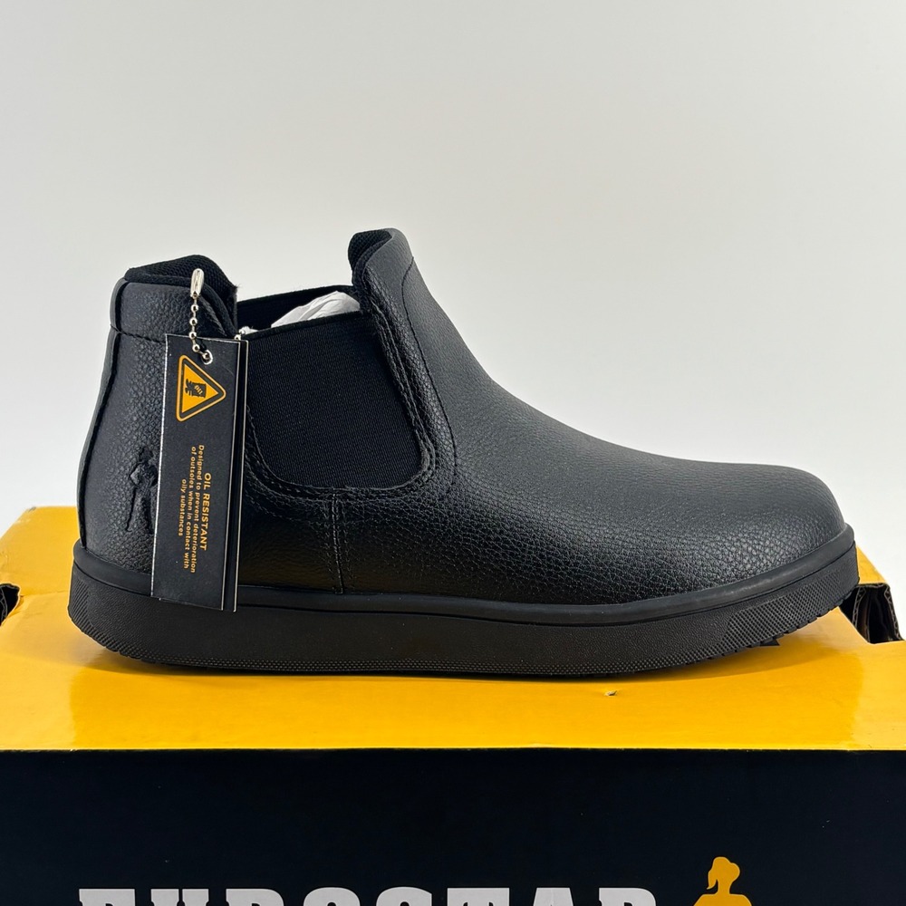 Eurostar Buffy Chelsea SR Women Size 5 Black Slip Resistant Work Boot New In Box